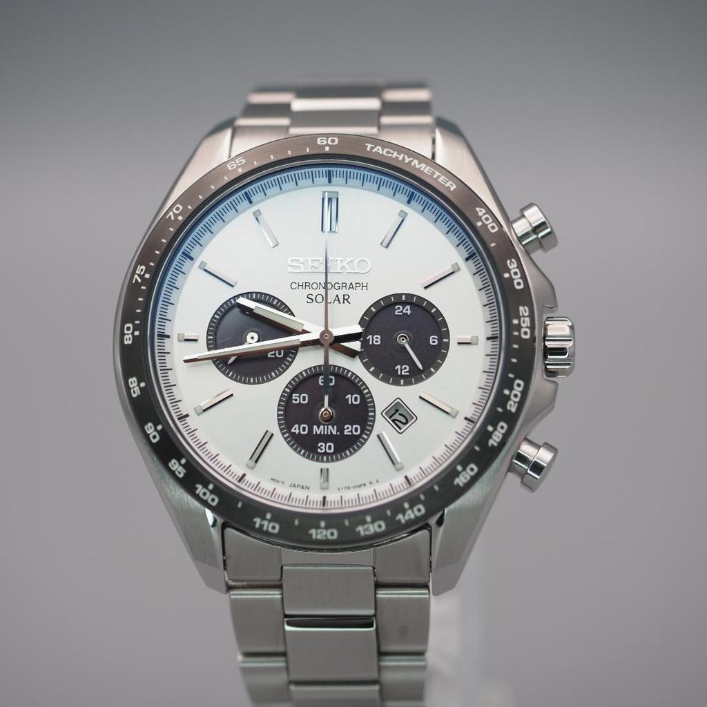 [USED] Extreme SEIKO SBPY165 Seiko Panda Chronograph with complete accessories