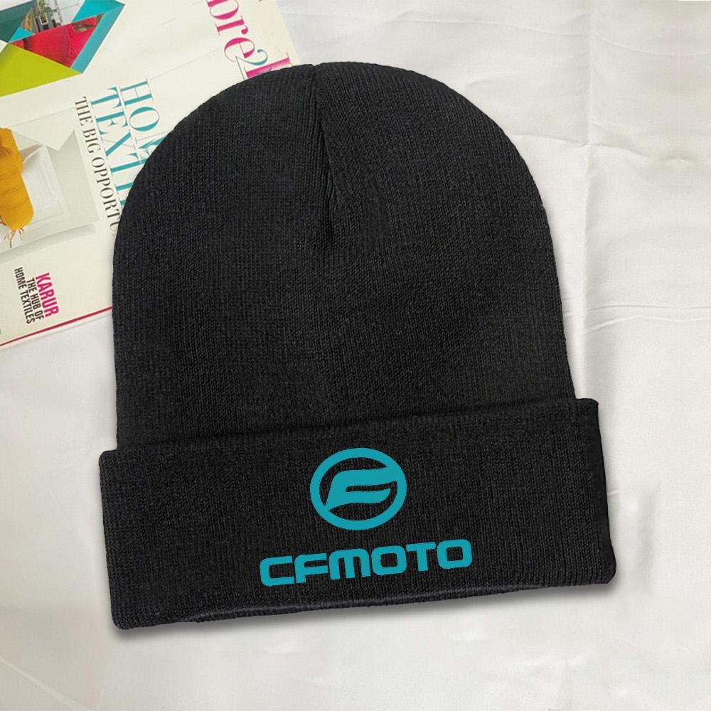 pc Luxury Motorcycle Brand Beanie Hats CFMOTOS Logo Bonnet Hats Unisex Women YK Cool Kpop Knit Hat Spring Head Wrap Caps