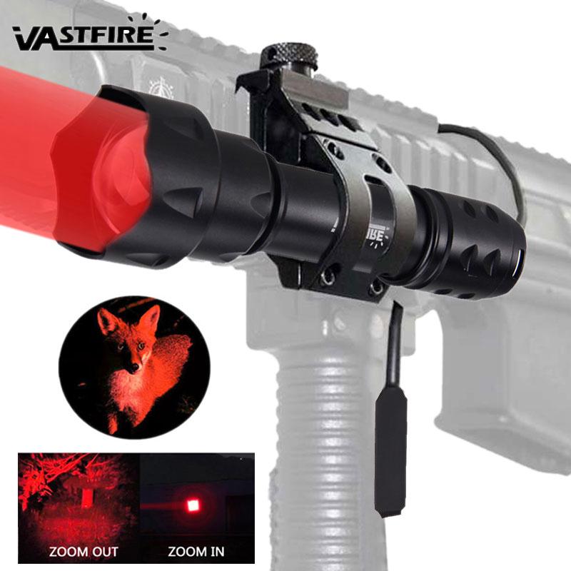 Tactical White LED Hunting Flashlight Weapon Gun Light Rifle Scope Mount Switch Tactical White LED Hunting Flashlight Weapon Gun Light Rifle Scope Mount Switch