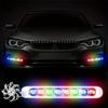 2 pezzi Auto ad Energia Eolica Luce Diurna a LED Illuminazione Ausiliaria Lampada a Ventola Rotante Fari Diurni per Automobili Decorativi