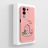 For Vivo T4x T2x T1x V27 V23 Pro V21 V21E V23 V23E V25 V25E V27E Y19E IQOO Z10X Phone Cover Cute Avocado Pattern Liquid Silicone Shell For Vivo Casing