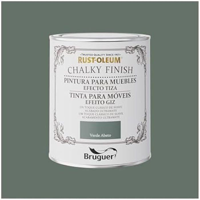 Finisaj cretat - BRUGUER - Mobilier Verde Brad - 0,750l - Culoare Verde - Mixt