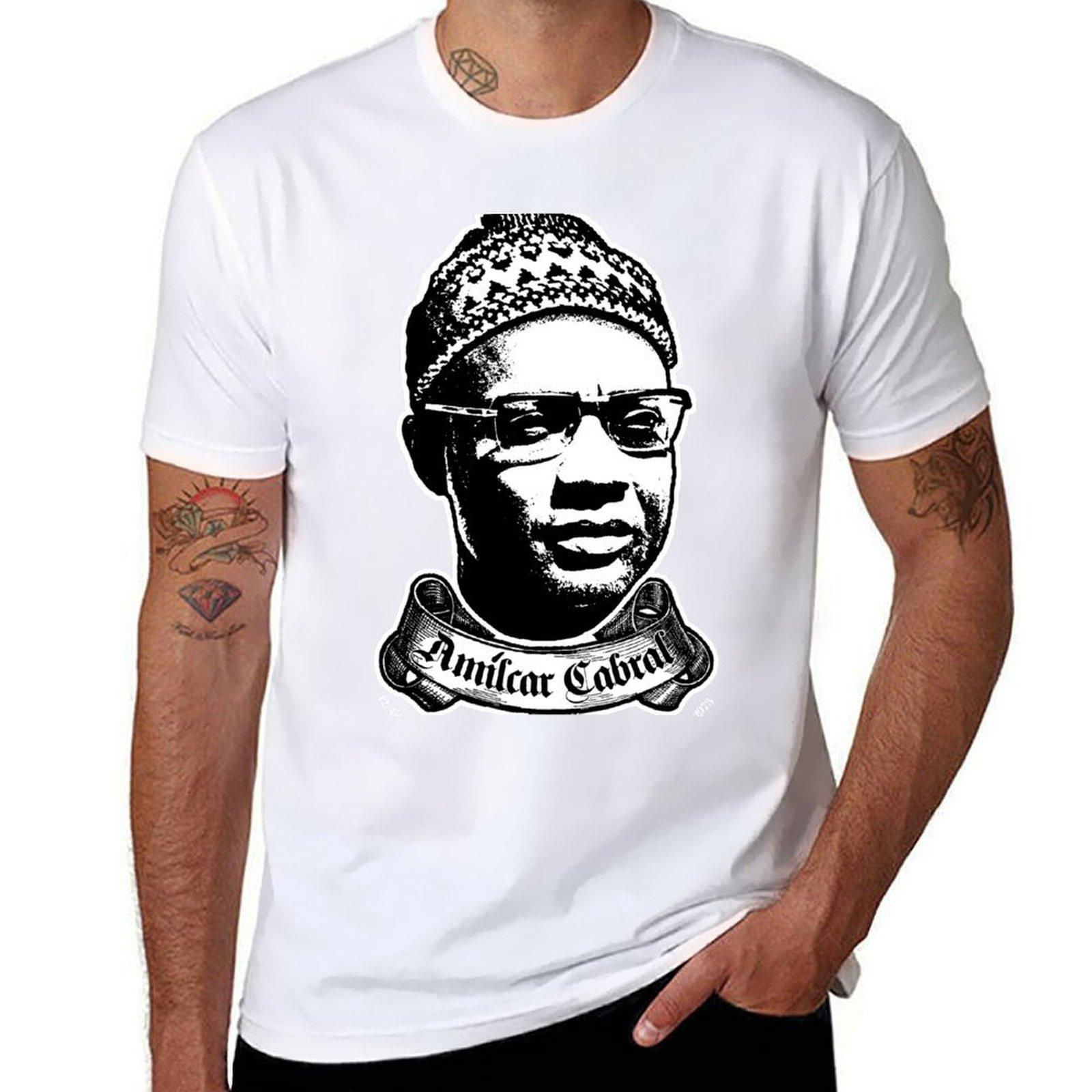 Amilcar Cabral T-Shirt graphic tee shirt boys whites oversizeds blue lock t shirts men S