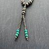 Used Directly imported from AmericaNew Navajo pearl & turquoise lariat necklace