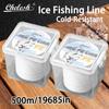 PE High Tensile Strength Winter Ice Fishing Line - 500m, Bite-Resistant Fishing Tackle.