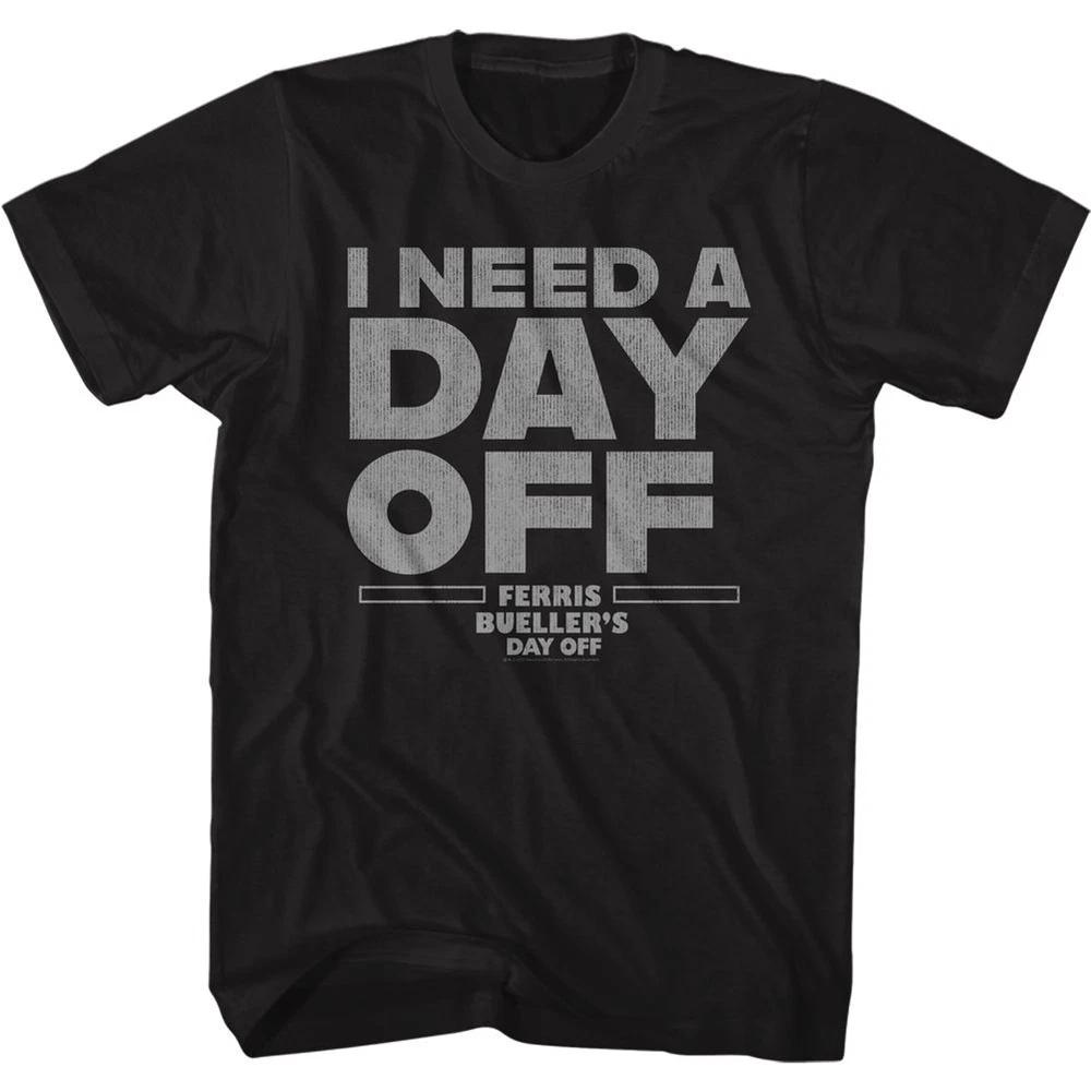 Ferris Buellers Day Off Day Off Gry Ink TShirt S