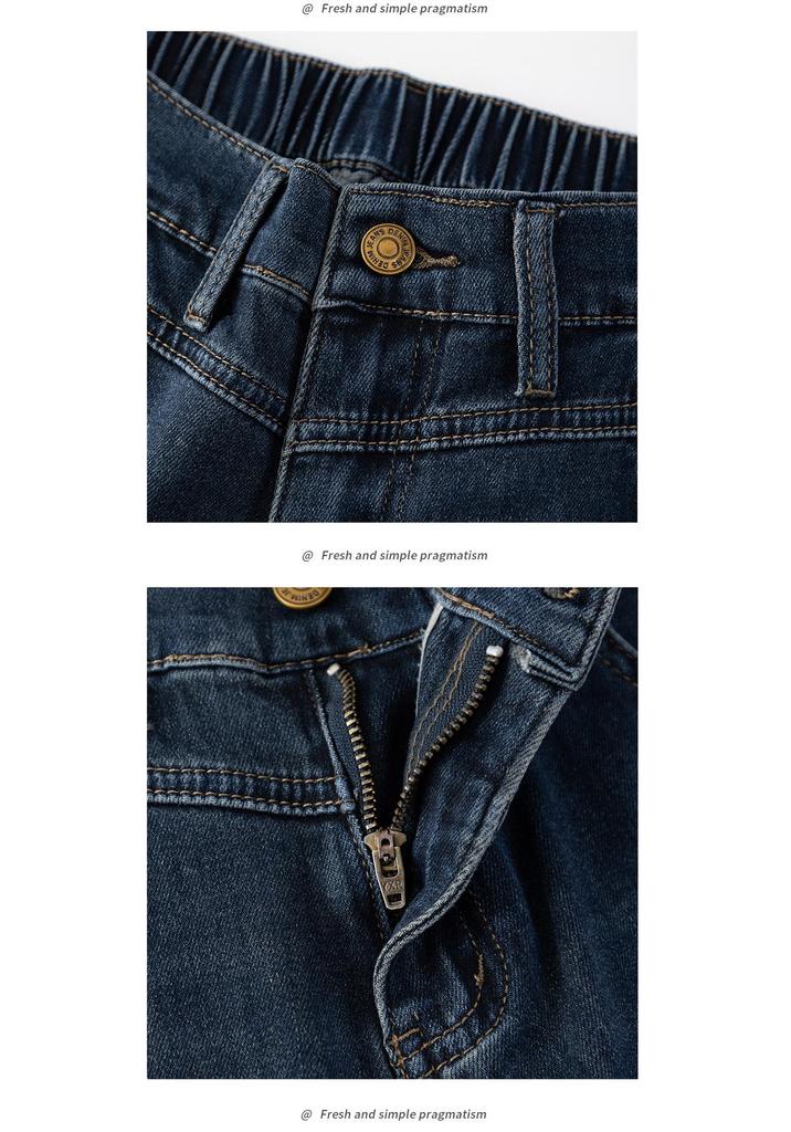 2026 Spring High Waist Stretchy Plus Size Wide Leg Jeans for Women - Slimming, Versatile, Straight Leg Pants