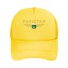 Baseballpetten Pakistan Trots Mesh Petten Vizier Petten Activiteiten Uniseks Petten