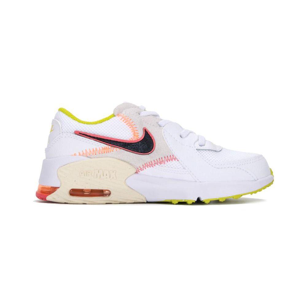Nike Zapatillas Casuales para Niños Air Max Excee PS de Caña Baja Zapatillas para Niños Blanco Gris Rosa CD6892-120