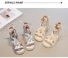 Baotou Girls' Soft Sole Beach Sandals - Non-Slip Roman Style for Little Princesses (2026 Edition)
