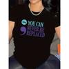 Cotton Short Sleeve T-Shirt for Restaurant Use, Durable and Lightweight, Featuring Inspirational Design, Comfortable Fit, Ideal for Casual Wear,