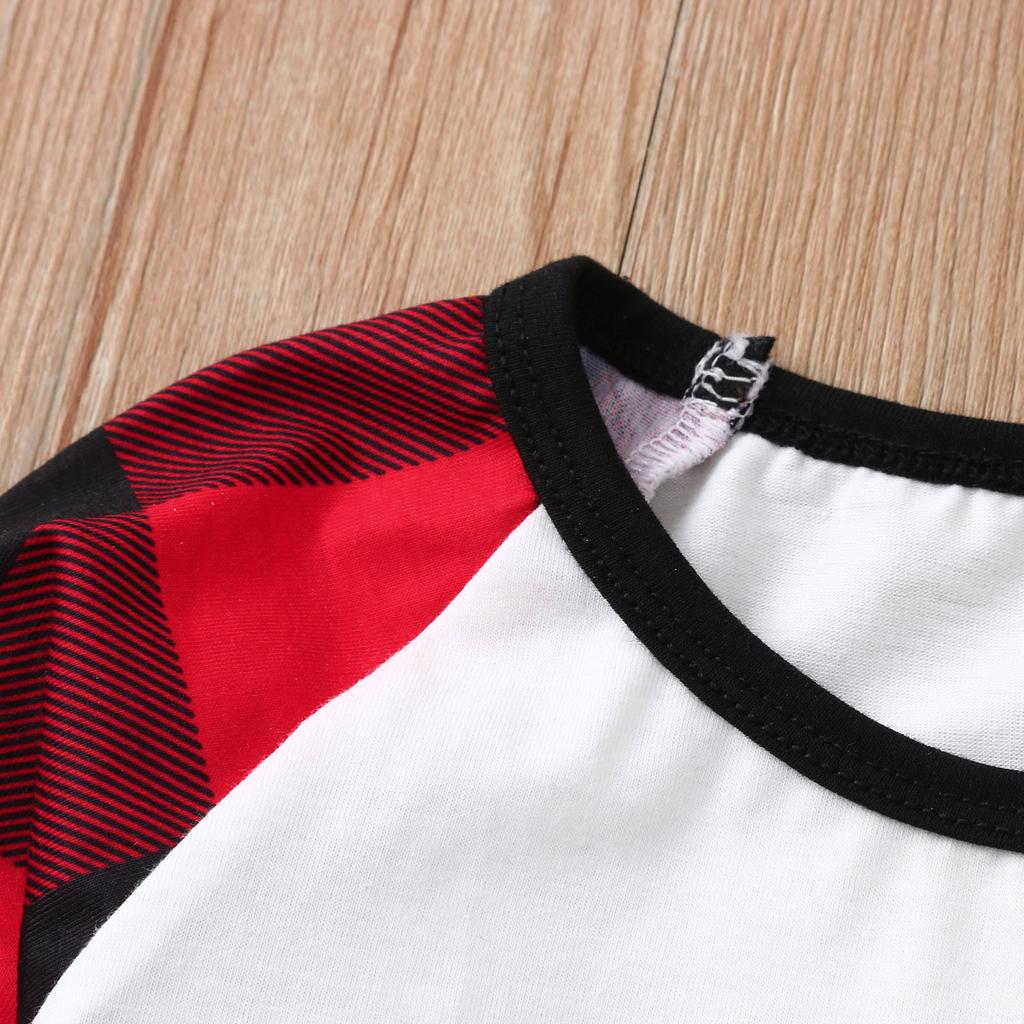 Männer Frohe Weihnachten Pyjamas Deer Plaid Familie Passende Nachtwäsche Hosen Set