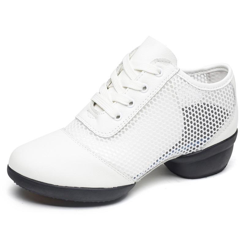 Sapatos de Dança Femininos Sapatos Casuais para Meninas Sapatos de Dança de Salto Alto para Mulheres Sapatos de Ballet Quadrado Jazz Moderno ao Ar Livre para Meninas