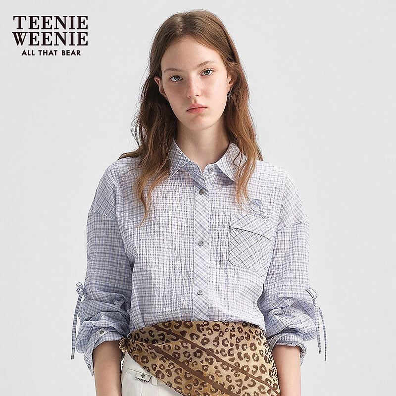 Teenie Weenie Women's Plaid Button-Up Shirt