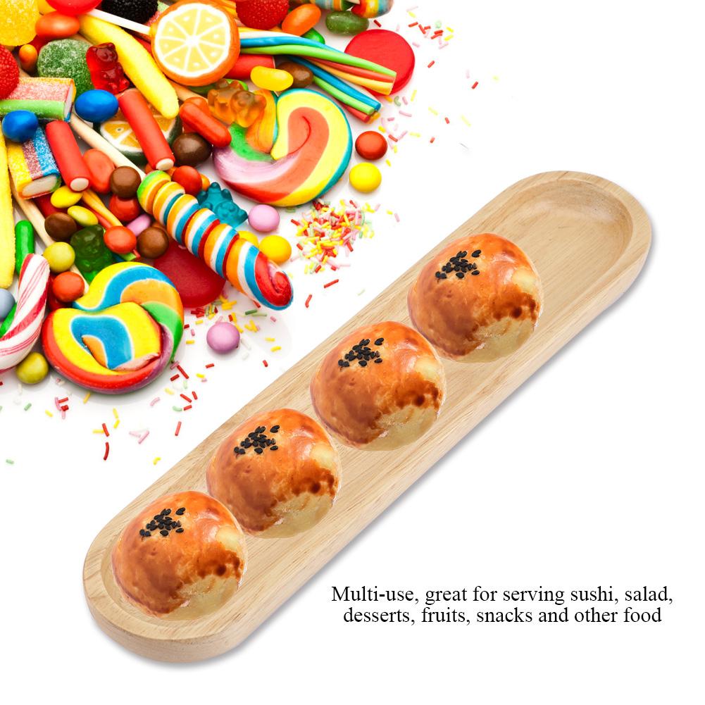 High Quality Wooden Sushi Tray Serving Plate for Home Bar Bakery Hotel Multipurpose with   Grain Matching Dining Table Grt for Sushi Dessert