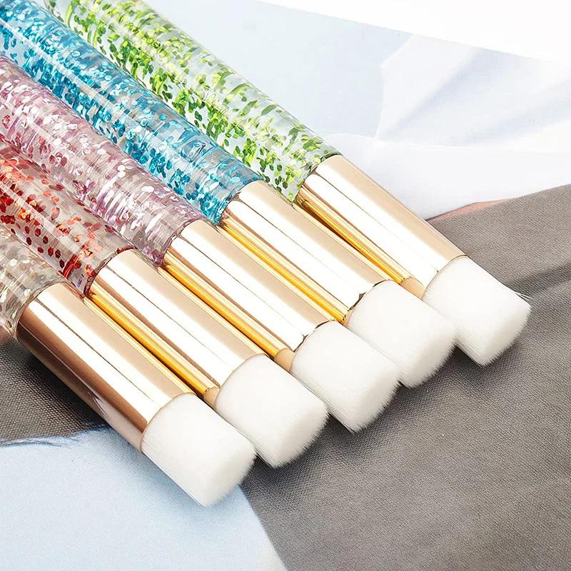 Wholesale 30/50pcs Eyelash Cleaning Brushes for Eyelash Extensions Glitter Lash Shampoo Brushes Nose Pore Cleansing Makeup Tools