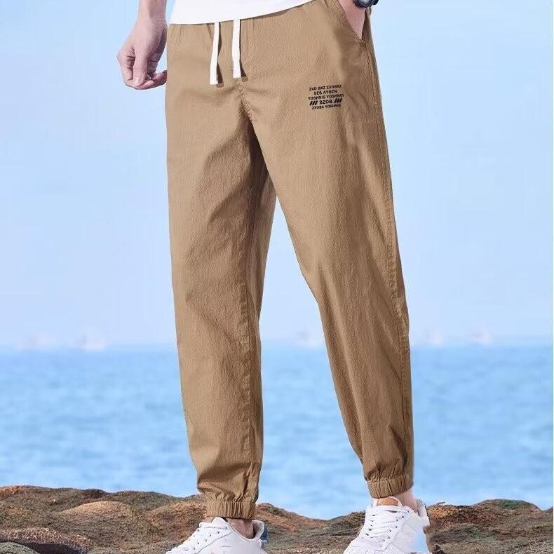 Men Spring Autumn Thin Casual Pants Men Jogging Pants Male Slim Fit Cargo Pants Baggy Trousers