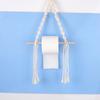 Wall Shelf Wooden Floating Shelving Roll Paper Holder Wall Hanger Accessories