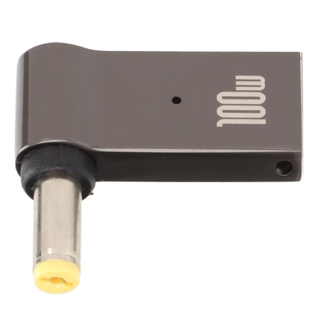 Type C Female Input to DC Adapter Portable PD Adapter 100W Type C Female to 5.5x1.7mm Laptop Charging Port Adapter