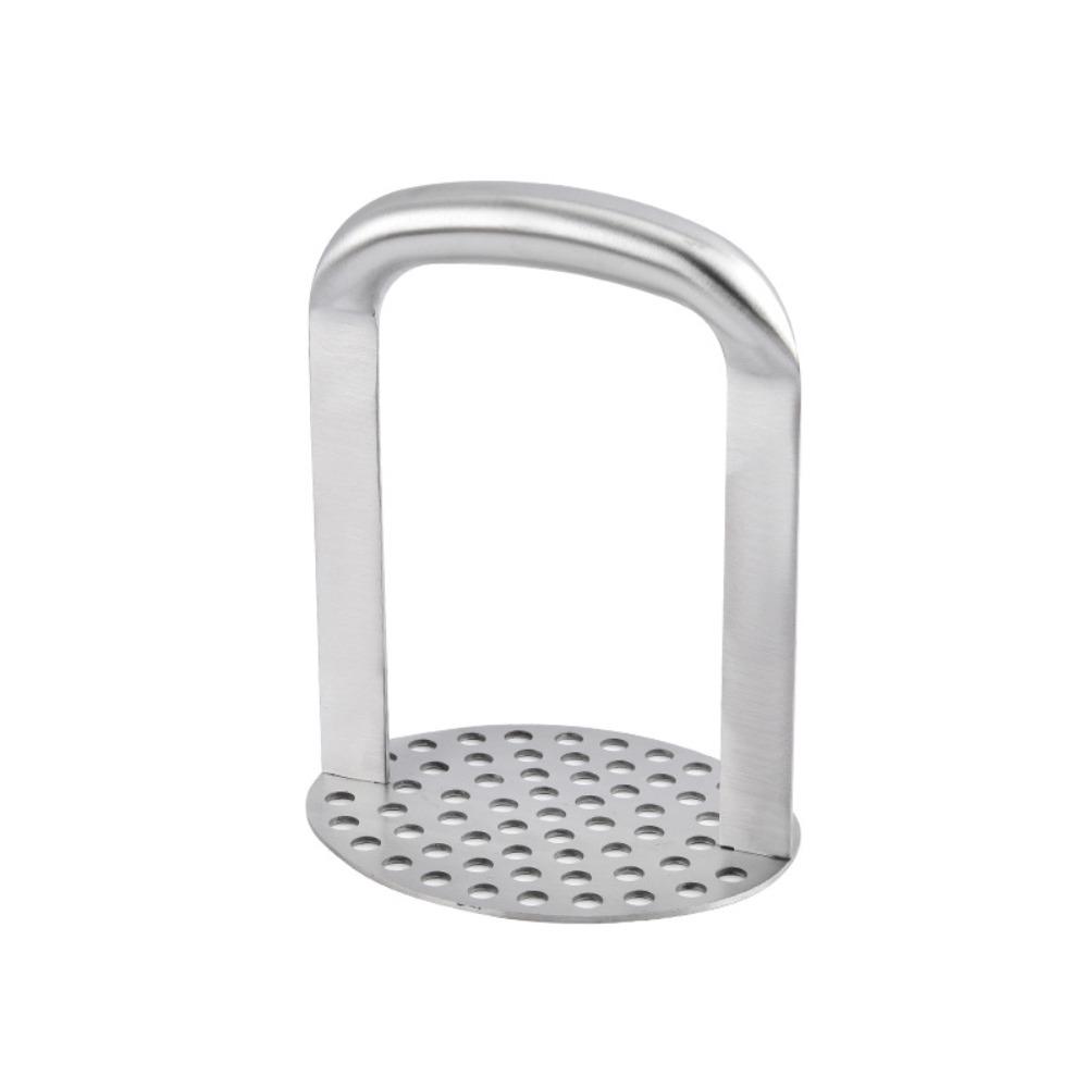 Stainless Steel Potato Masher Manual Horizontal Handle Avocado Crusher Ergonomic Handle Multifunctional