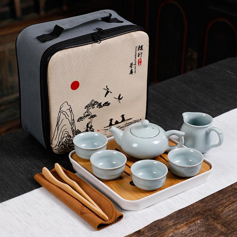 

Ge kiln Ru kiln travel tea set