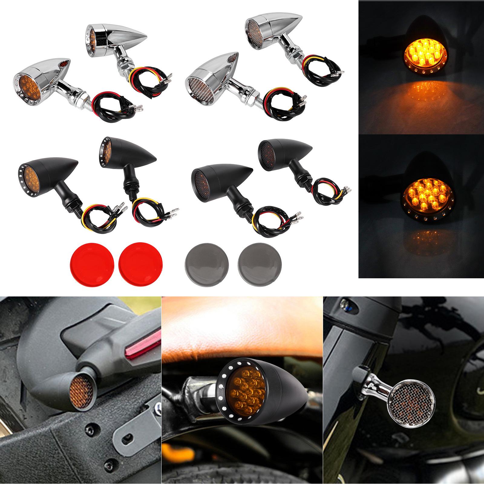 Motorcycle Turn signal Light,Motorcycle Mesh Bullet Turn Signal Light Suitable for KTM Accessory Modification