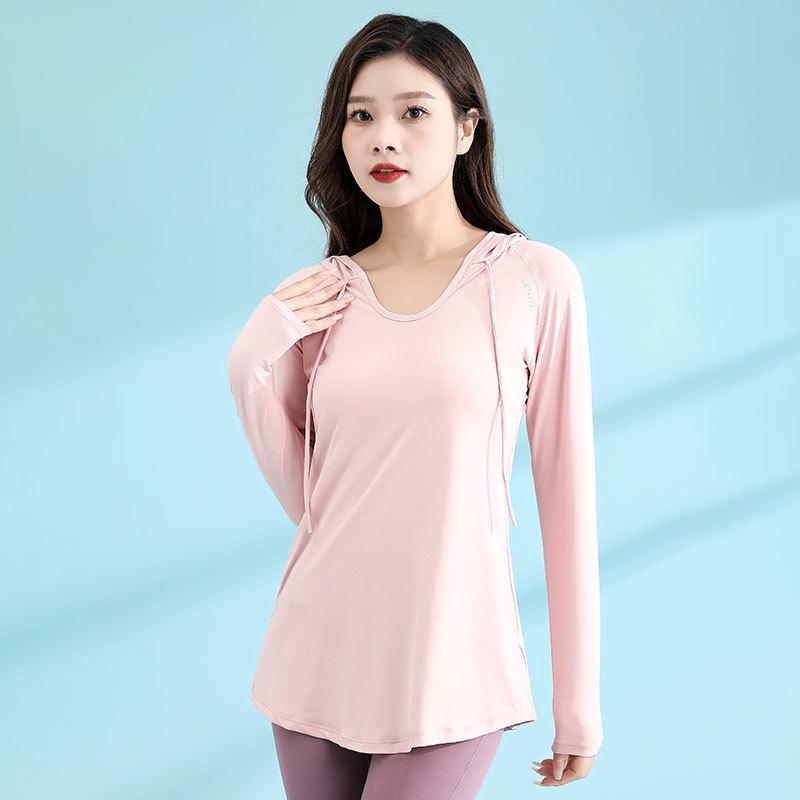 

Женский свитшот Renjiu Весна/Осень 2024: Спорт, Бадминтон, Повседневный солнцезащитный крем для высококлассной утренней пробежки и фитнеса. XL (refer to bust and waist)