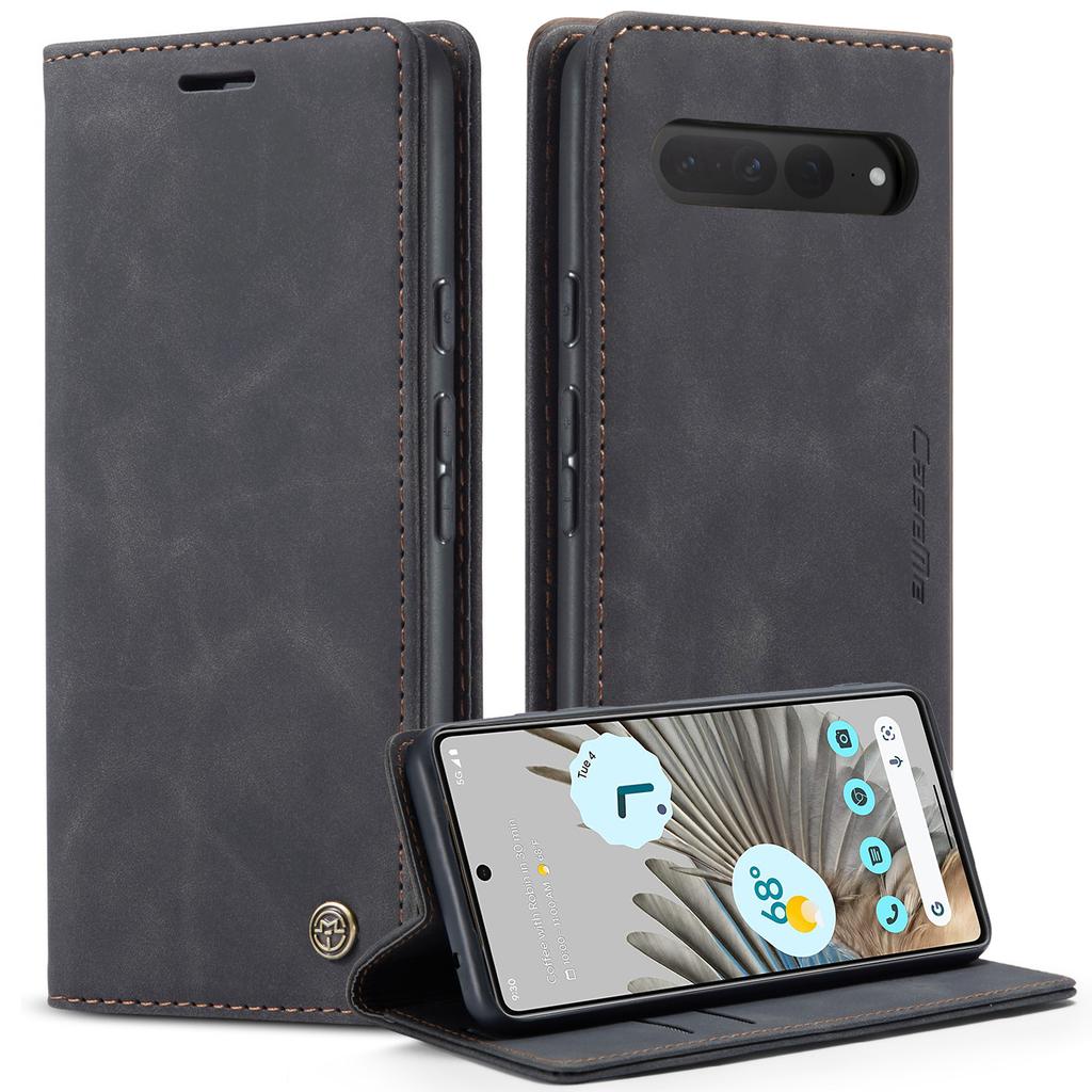 Adatto per custodia Google Pixel 7A, custodia in pelle per telefono Pixel 6 Pro, custodia protettiva a libro con scomparto per carte