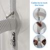Window Kit For Portable Air Conditioner Sliding Door Ac Vent Kit Hose Support Adjustable Sealing For Kitchen Bedroom Room Rv
