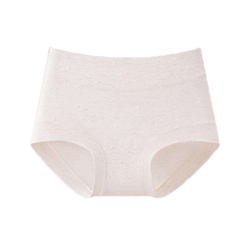 Plus Size Women's Summer Thin 10A Bacteriostatic Extended Crotch Comfortable Breathable Hip High Waist Briefs