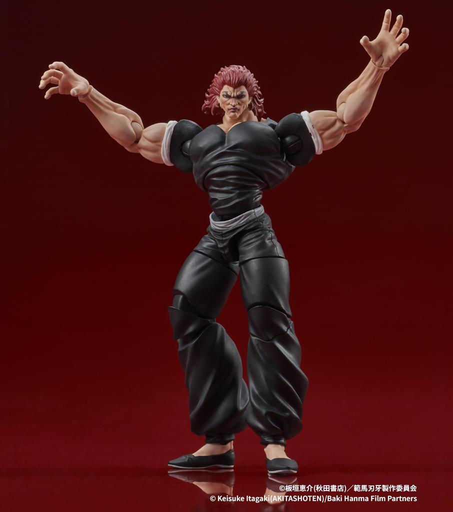 DIG DIGACTION the Yujiro Approximately 80mm Finished (DIG) "Baki Grappler" Hanma, Tall, Non-scale, PVC, Painted, Figure.