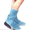 Welder Apron Welding Protection Cowhide Leather Anti-scalding Work Safety Apron Wear-resistant Welding Foot Guard Shoes Covers
