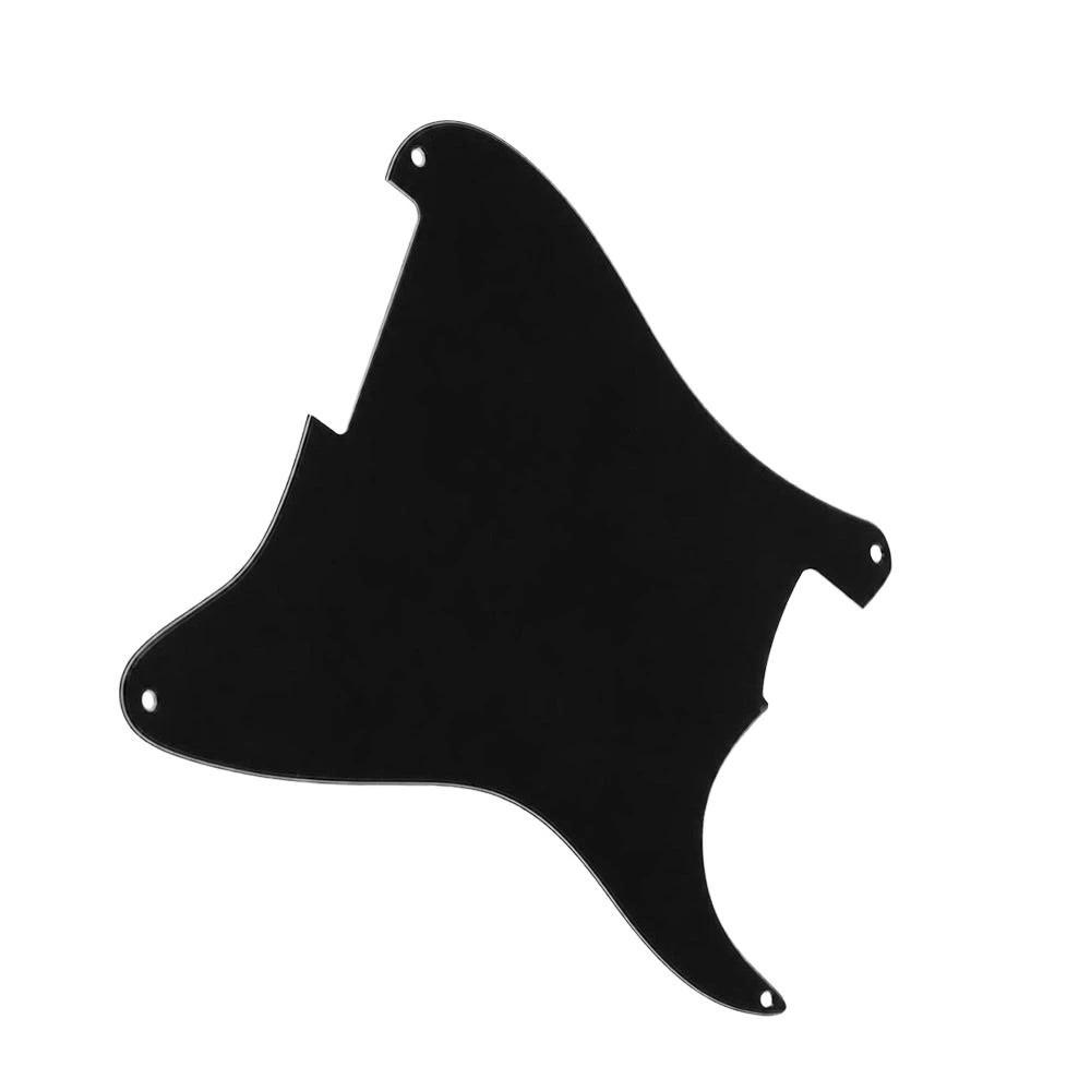 Black Color Guitar Scratch Plate 4 Holes Guitar Pickguard Plate For Electric Guitar