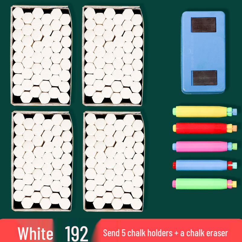 Hexagonal Dustless Colored Chalk for Children's Blackboard and Classroom Teaching