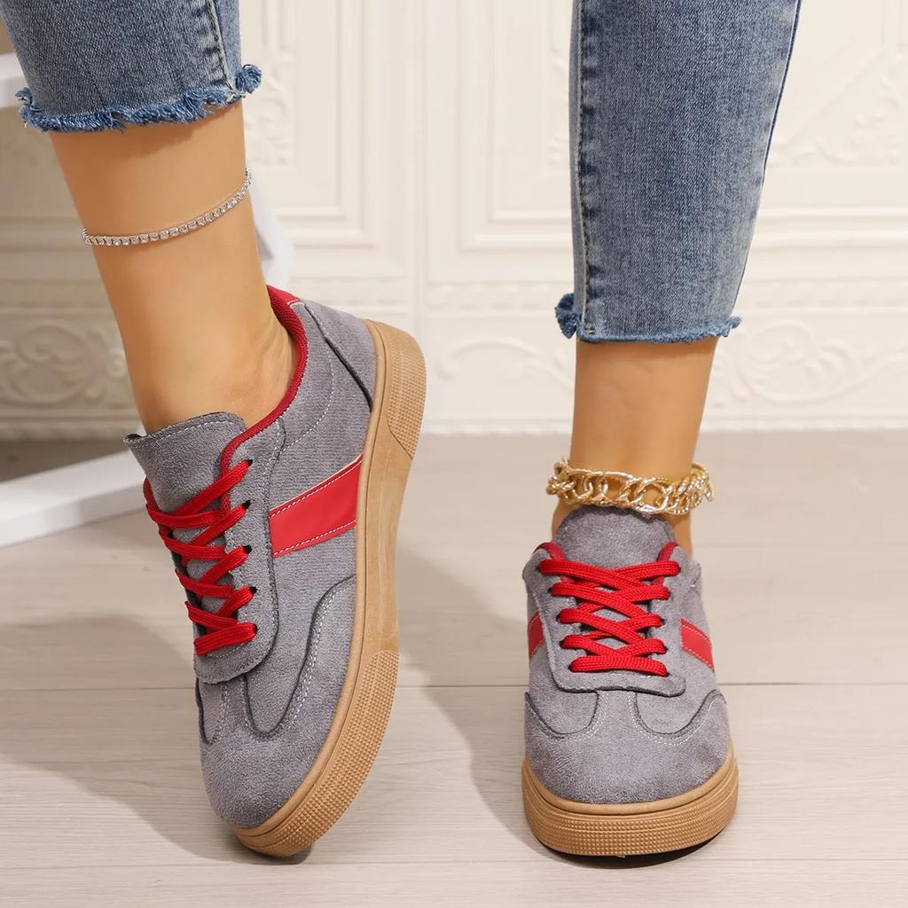 Fashion Women Designer Comfortable Classic Retro Shoes Women Spring Autumn Casual Fashion Versatile Lace Up Flat Shoes Zapatos De Mujer