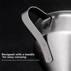 Baijie 304 Detachable Stainless Steel Funnel with Filter, Large Diameter Oil, Wine, Vinegar Strainer for Home Kitchen Use