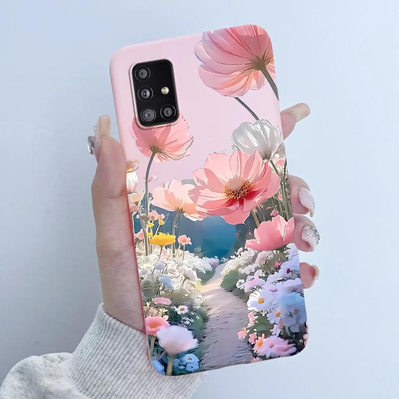 For Samsung Galaxy A51 A71 5G Phone Case Butterfly Girl Soft Silicone TPU Back Housing SM-A516B A516N A516V A716V A716U Covers