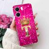 For Oppo A5x 4G CPH2725 Case Fashion Flower Crown Soft Silicone TPU Cover For Oppo A5X A5x 5G 6.67" Letter A-Z Phone Shell Capa