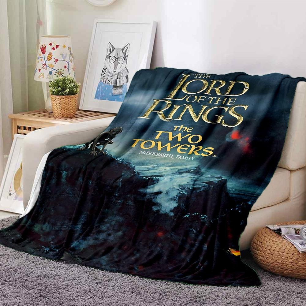 1pc Middle-earth Family Flannel Blanket Soft Warm Throw for Home, Office, Travel, All-Season Cozy Bedding GiftL1278