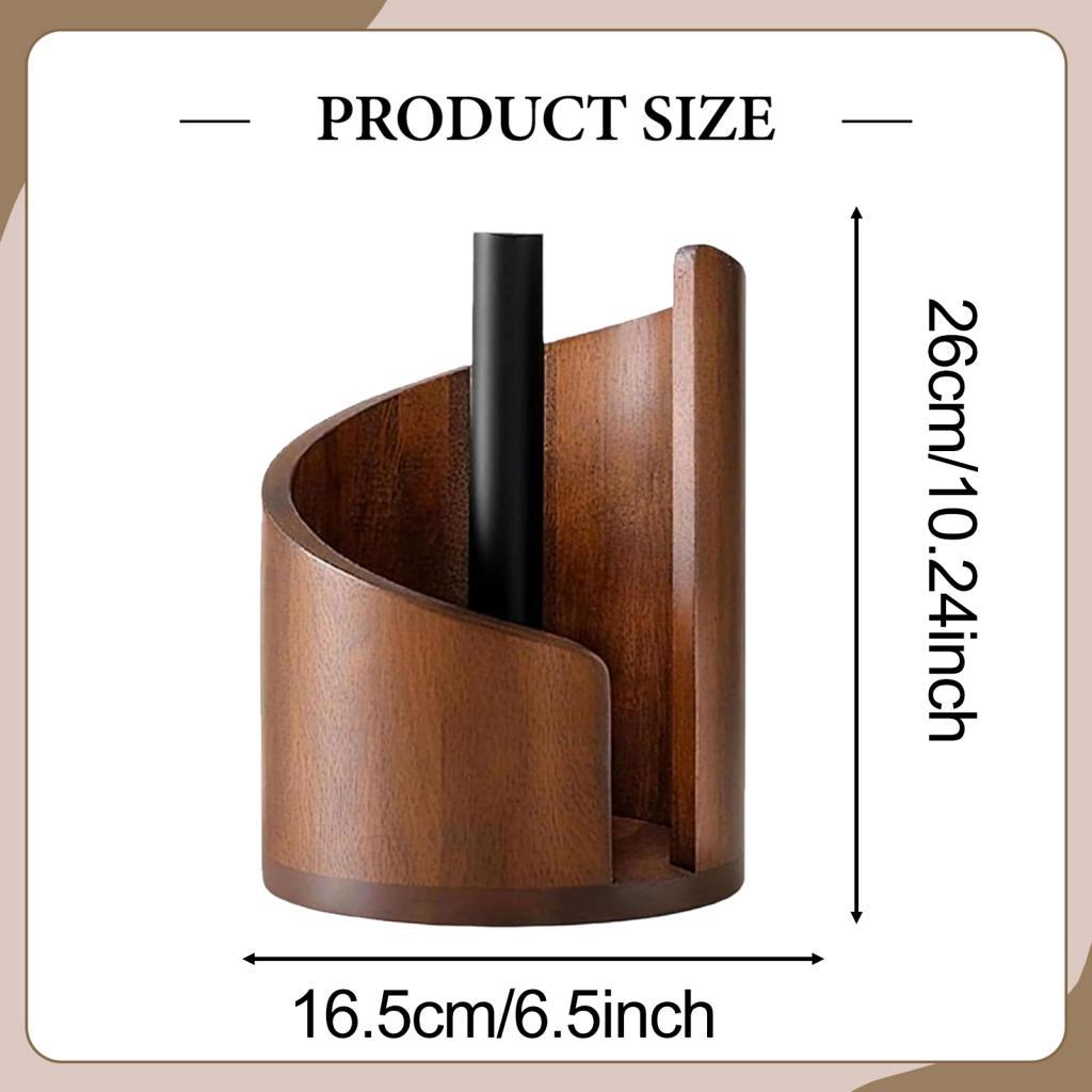 Stojan na papírové utěrky na pracovní desku Držák na toaletní papír Protiskluzový Dekorativní úložný stojan pro domácí kuchyň jídelnu kancelář