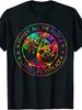 NUOVA EDIZIONE LIMITATA T-shirt Hippie Tie Dye 'All The People Imagine Living Life in Peace'