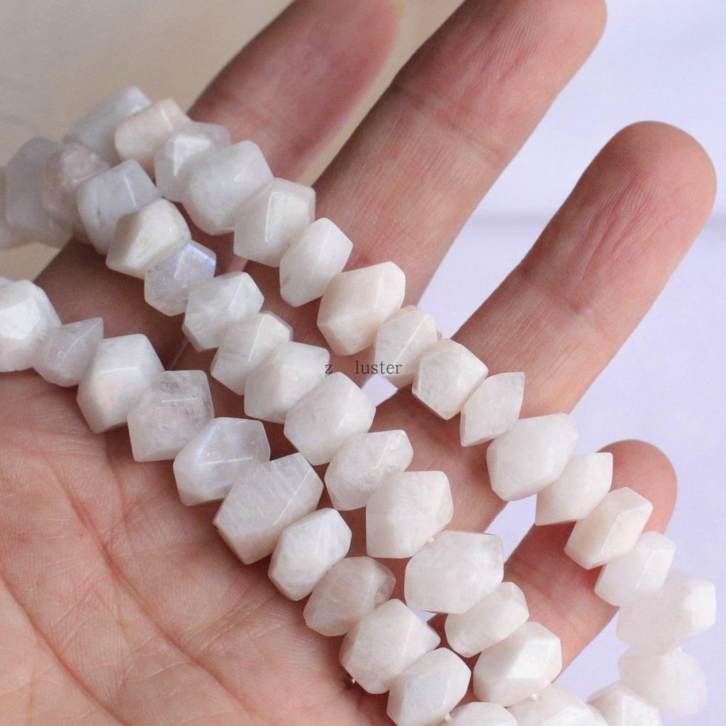 Contas Espaçadoras de Cristal Irregular Lápis Lazúli e Ametista para DIY
