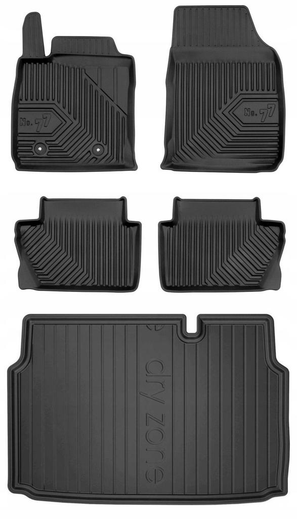 Set 77 Floor Mats And Mat Ford Ecosport 2 2017-2022 D