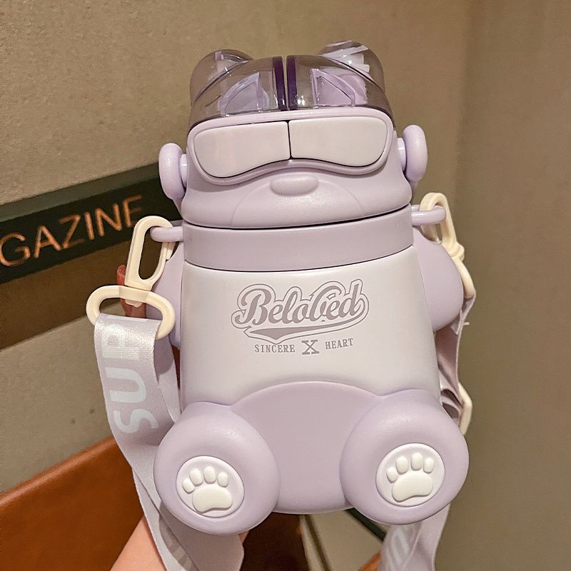 

Детская изолированная чашка для девочек, школьное использование, бутылка для воды для начальной школы, двойная чашка для воды из нержавеющей стали 316 с соломинкой 316