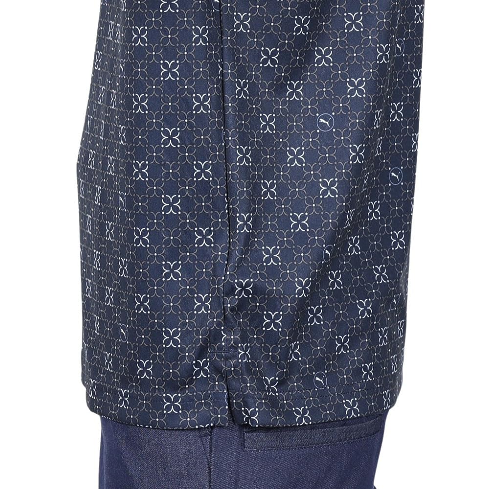 Golf Shirt GOLF Pure Monogram Deep Sky [PUMA] Polo/626275 Men's Navy/Slate