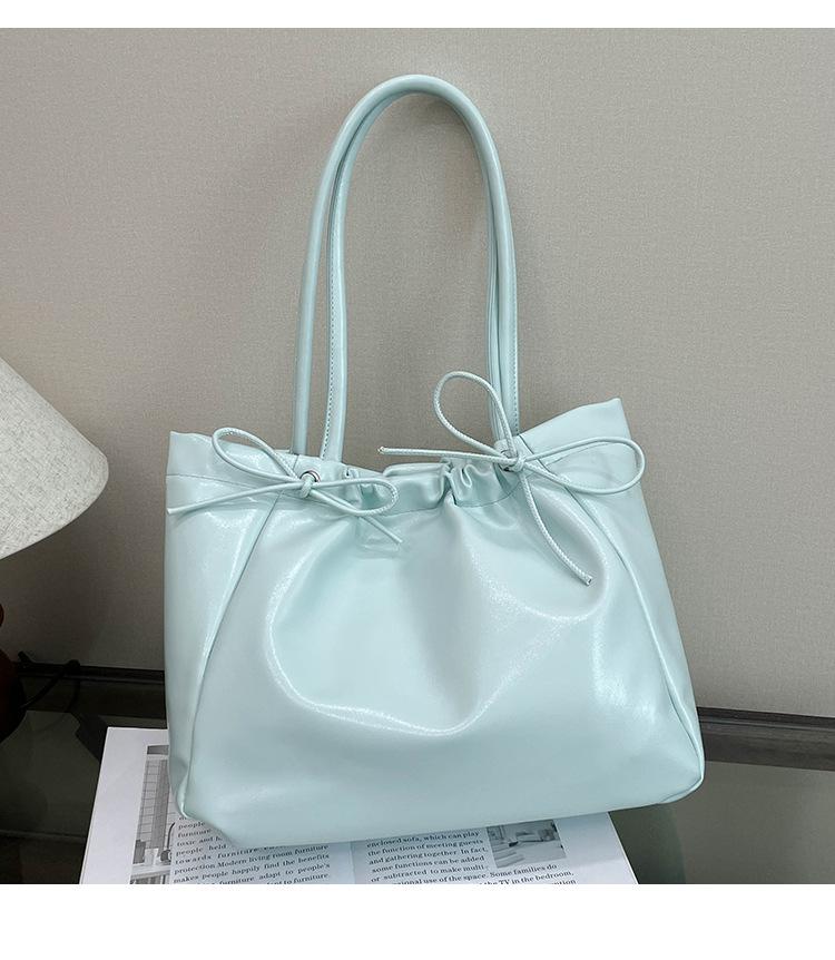 Casual Retro Pleated Women's Bag Underarm Shoulder Bag 2025 New Large-capacity Versatile Commuter Women's Tote Bag