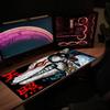 Kimono Anime Girl Mouse Pad XXL White Fox Beast Non‑Slip Rubber Deskmat Pc Game Keyboard Mats Large Computer Mouse Mat