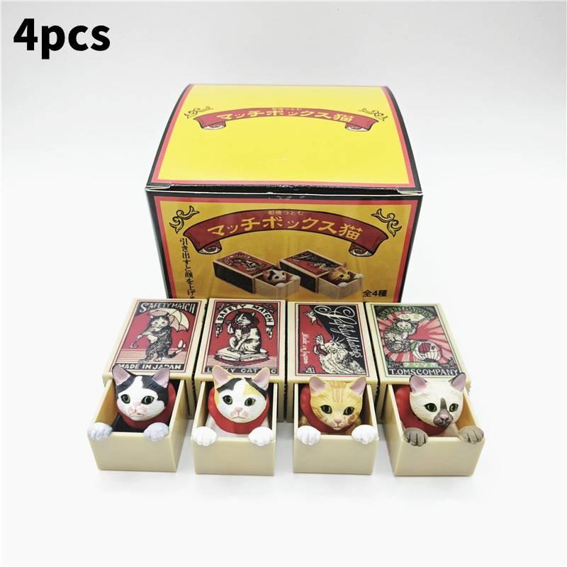 

Cat Action Figure Cartoon Model Toy Decorations Children Doll Gift