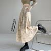 Handu Yishe 2025 Spring/Autumn Retro Ink Wash A-line Skirt