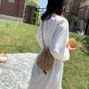 Yogodlns Cotton Rope Bucket Shoulder Bag For Women Handamade Woven Summer Beach Drawstring Crossbody Bag